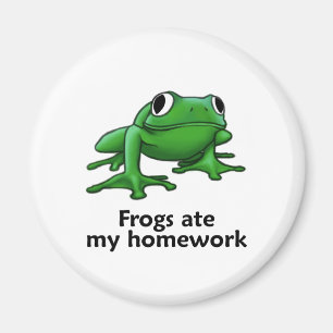 Imán Las ranas comieron mi preparación