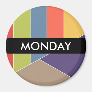 Imán Las rayas MOSAIC triángulos coloreados I + tus ide