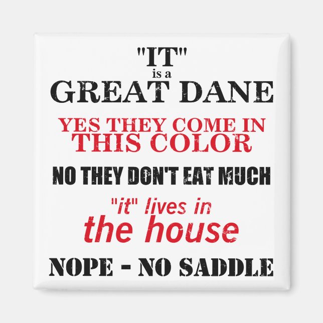 Imán Las respuestas del gran paseo de daneses (Frente)