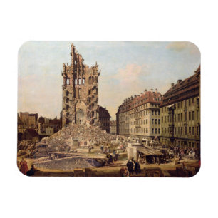Imán Las ruinas del Kreuzkirche viejo, Dresden