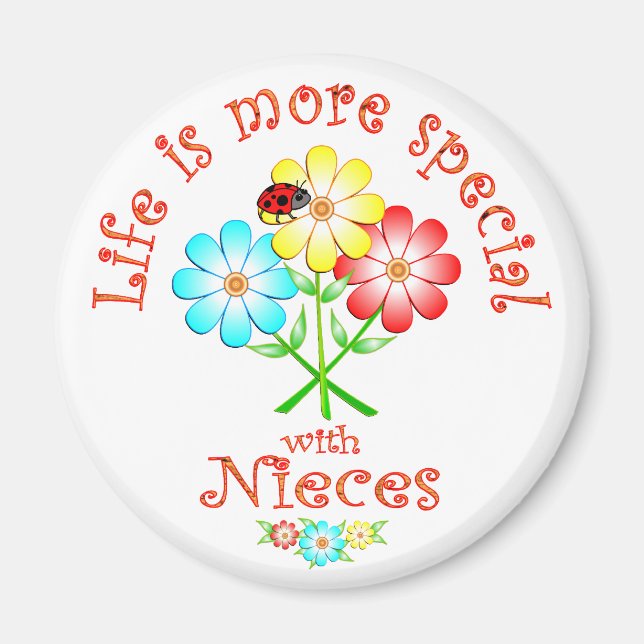 Imán Las sobrinas son especiales (Frente)