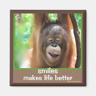 Imán Las sonrisas hacen vida mejor