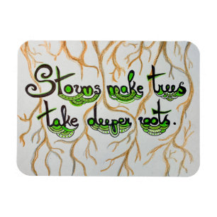 Imán Las tormentas hacen que los árboles tomen raíces m