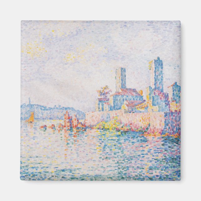 Imán Las Torres de Antibes (de Paul Signac) (Frente)