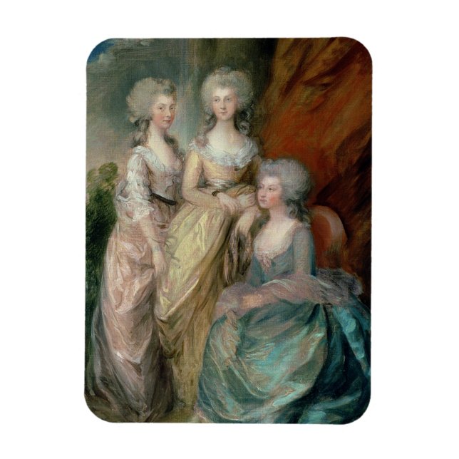Imán Las tres hijas mayores de Jorge III: Princesa (Vertical)
