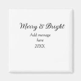 Imán Las vacaciones de los Navidades más brillantes aña