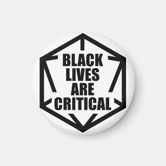 Imán Las vidas negras BLM son críticas [B&W]