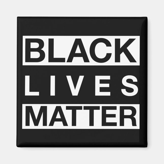 Imán Las vidas negras importan (Frente)