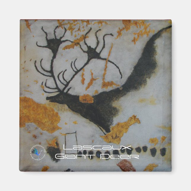 Imán Lascaux Giant Deer (Frente)