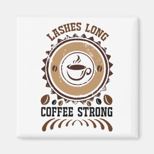 Imán lashes long coffee strong