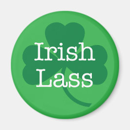 Imán Lass irlandés, el Shamrock Magnet de San Patricio