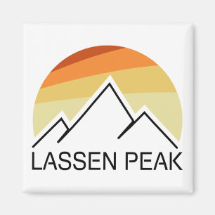 Imán Lassen Peak California Retro
