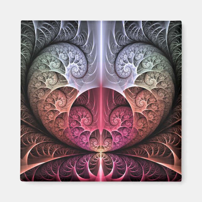 Imán Latido, Arte fractal de fantasía surreal abstracta (Frente)
