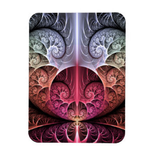 Imán Latido, Arte fractal surrealista abstracto