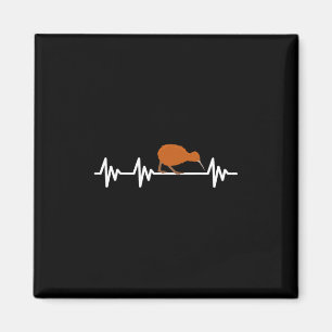 Imán Latido Nueva Zelanda Bandera Kiwi Pájaro Viaje Vac