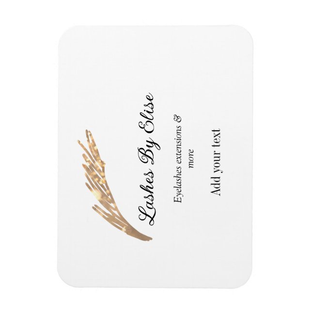 Imán latigazos agregando nombre contacto información de (Vertical)