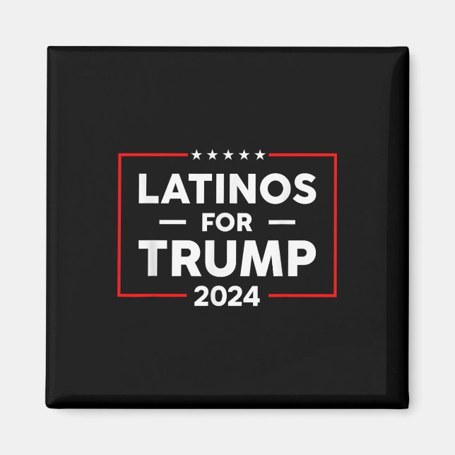 Imán Latinos Por Trump 2024 (Frente)