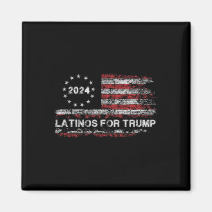 Imán Latinos por Trump 2024 - Elección presidencial Tru