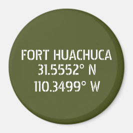 Imán Latitud Longitud de Fort Huachuca 