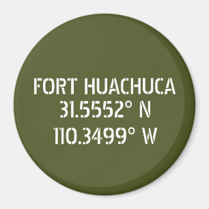 Imán Latitud Longitud de Fort Huachuca