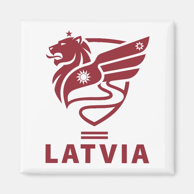Imán Latvia Baltic State Northern Europe (Frente)
