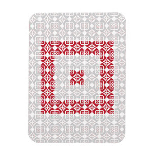 Imán Latvian Morning SUN geometric pattern I