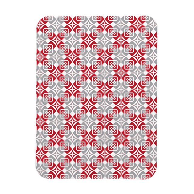 Imán Latvian Morning SUN geometric pattern III (Vertical)