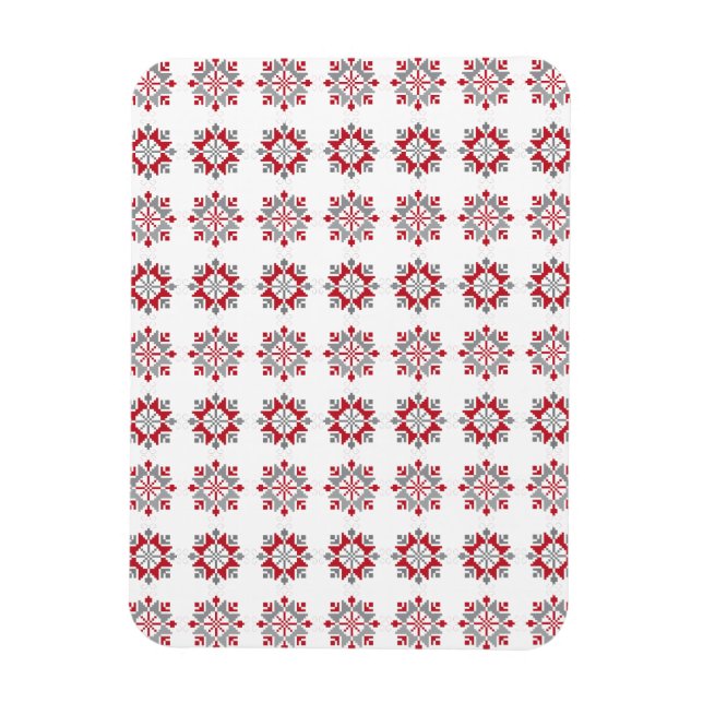 Imán Latvian Morning SUN geometric pattern VII (Vertical)