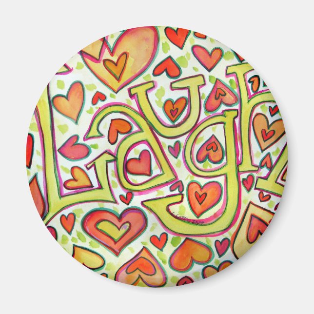 Imán Lauder Word Art Magnet (Frente)