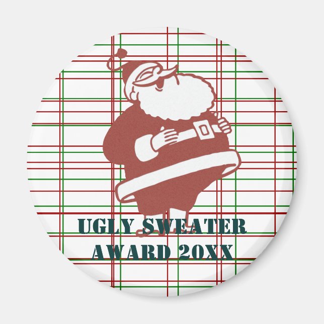 Imán Laughing Santa Magnet (Frente)
