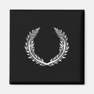 Imán Laurel Wreath Tattoo Art Para Ganadores Del Premio