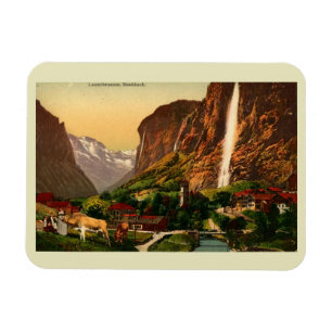 Imán Lauterbrunnen Staubbach Waterfall Suiza