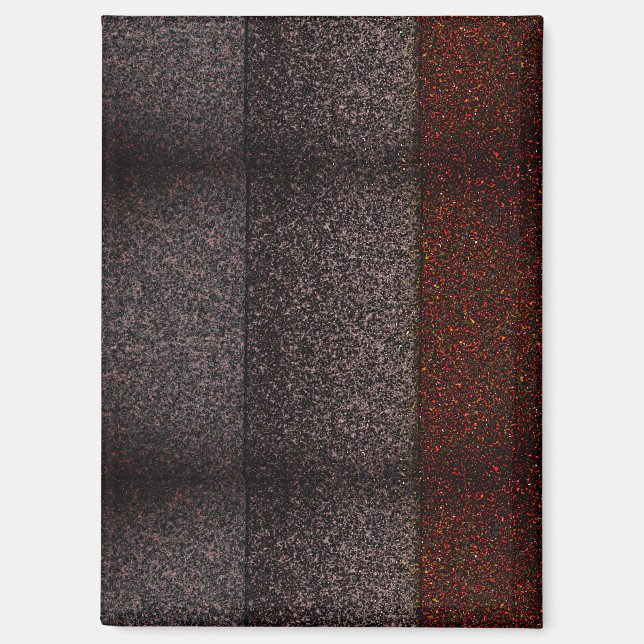 Imán lava abstracta inspirada (Anverso)