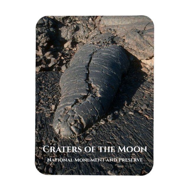 Imán Lava Flow, Pahoehoe Toe, Craters of the Moon (Vertical)