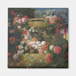Imán Lavabo y flores