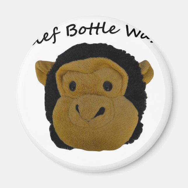 Imán Lavadora de botellas jefe (Frente)