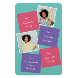 Imán Lavanda de Invitación a Graduación de Fotografía c