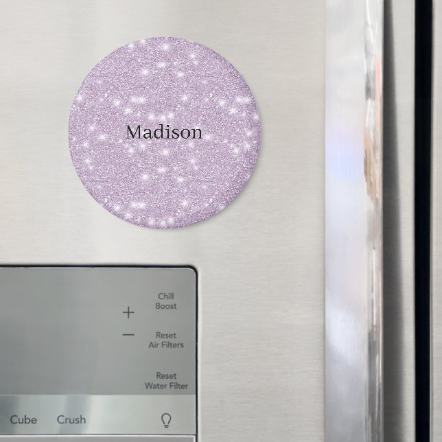 Imán Lavanda Femenina Brillo Purpurina Falsa (In situ (nevera))