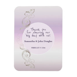 Imán Lavanda fresca Gracias