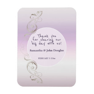 Imán Lavanda fresca Gracias