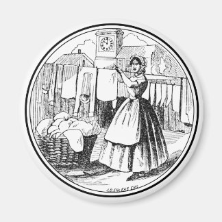 Imán Lavandería White Vintage Farmhouse