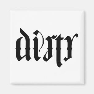 Imán Lavaplatos de Ambigram