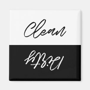 Imán Lavaplatos limpio o sucio moderno