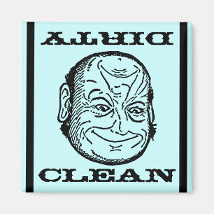 Imán lavavajillas Hombre Morph Sucio limpio o ilus