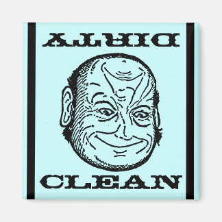 Imán lavavajillas Hombre Morph Sucio limpio o ilus