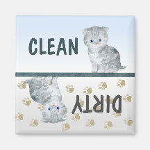 Lavavajillas limpias sucias y ricas de gatitos