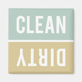 Imán Lavavajillas limpias y sucias