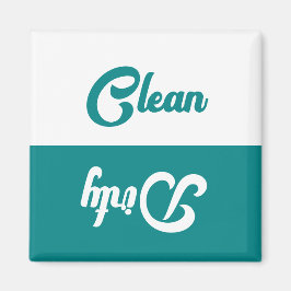 Imán Lavavajillas limpios o sucios