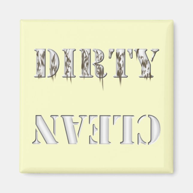 Imán Lavavajillas limpios / sucios (Frente)