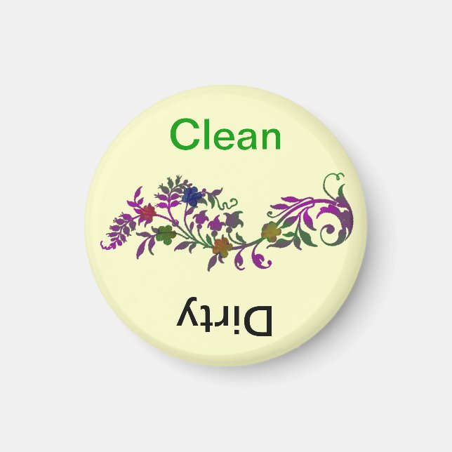 Imán Lavavajillas limpios/sucios #2 (Frente)